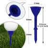 Tee da golf 200 pezzi Strumento di allenamento Tee da golf Driver in plastica 3 1/4 pollici 8 m Golfista Pratica Tee Ball Holder Accessori Drop 231212