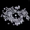 Pierres précieuses en vrac en gros Moissanites diamants taille 0.8mm-3.0mm D couleur excellente coupe ronde laboratoire cultivé diamant pierre test positif pierre précieuse