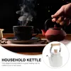 Ensembles de vaisselle Bouilloire japonaise Petit thé pour cuisinière Pot Théière de cuisine en céramique en vrac Portable Tanker émaillé