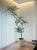 Kwiaty dekoracyjne jacaranda sztuczne zielone rośliny salon bioniczny wewnętrzny duże drzewa doniczkowe od podłogi do sufitu