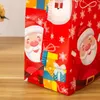 Christmas Decorations 15PCS Tote Bag Gift Wrapping Organiser Candy Children's Decoration 231212