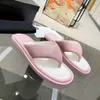 2022 new luxury women designer slipper sandal designer flip flops Flat Flip Flop Crocodile Skin Slide Genuine Leather Shoes Ladies Beach