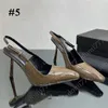 Sandali con tacco alto da donna alla moda in pelle premium con tacco da 10 cm, regalo per le donne