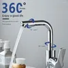 Robinets d'évier de salle de bains lavabo universel monotrou tout robinet en cuivre et robinet de mélange froid comptoir