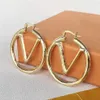 Charme mode boucles d'oreilles en or pour dame femmes fête amoureux de mariage cadeau bijoux de fiançailles pour la mariée avec boîte cjeweler22815