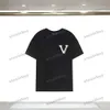 Xinxinbuy Men Designer Tee T Shirt Patch Letter Haft Hafdery Bawełniane kobiety Czarno-Białe Blue Grey Red XS-XL