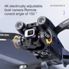 K103 Pro Drone 4K HD Aerial Camera Four Axis Aircraft Hinder Undvikande Optiskt flödeslokalisering RC Brushless Motor Toy Outdoor