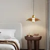 Pendant Lamps Nordic Light Luxury Glass Chandelier Minimalist Modern Bedroom Bedside Lighting Restaurant LED Fixtures