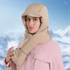 Bandanas con cappuccio con cappuccio con cappuccio impermeabile e accogliente protezione per le orecchie del cappuccio invernale per il ciclismo sci.