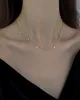 REAL 925 Sterling Silver Earring Geometric Round Choker Halsband för modekvinnor Minimalistiska fina smycken Söta tillbehör Flicka G2490473