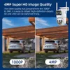 8MP 4K WIFI Macchina Fotografica Esterna Dual Lens Doppio Schermo di Visione Notturna Video Wifi Telecamere di Sorveglianza PTZ CCTV di Sicurezza CAM ICSEE APP A29