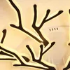 Люстры Дизайн Светодиодный Потолочный Светильник Спальня Форма Ветви Дерева Гостиная Кабинет Крытый Дом Ac90-260V Лампы Светильник