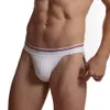 Marca venda quente puro algodão boxer briefs moda cintura baixa sexy roupa interior masculina esportes respirável aberturas cuecas