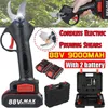 88V Bezpośrednio elektryczne ścinki przycinania 30 mm Max Cutting Garden Pruner Secateur Odgałęzienie z 2 baterią litowo-jonową wtyczka UST 21072165