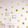 Adesivos de parede dois tamanhos bolinhas espelho adesivo acrílico decoração de casa para crianças quarto varanda papel de parede auto-adesivo diy decoração