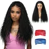 Synthetic Wigs Women's Synthetic Wigs Cover Wool Long Curly Headband Half Head Fiber Cover Braided Lace Front Wigs 231211