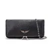 Damen Luxusmode Zadig Kette Voltaire Umhängetaschen Pochette Rock Swing Your Wings Tote Mann Designer Echtleder große Clutch-Klappe Cross Body Trunk Handtasche