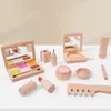 Kolye Kolyeleri Çocuk Oyuncakları Pretend Play Makyaj Seti Kiti Çocuklar Güzel Salon Kızlar