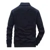 Chaquetas para hombres KOODAO Chaqueta Abrigo de solapa Ocio Moda Hombres Ropa Algodón para primavera y otoño Verde / Azul / Caqui