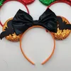 Accessoires pour cheveux MXMB, gros nœuds, bandes à paillettes, bandeau d'oreille de souris, couvre-chef, cerceau à nœud papillon