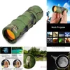 New Telescope Binoculars 8x21 Mini Monocular High Definition High Magnification Red Film Shimmering Night Vision Bird Watching Outdoor Camping Portable