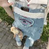 Damesjeans Koreaanse Mode Kawaii Baggy Mom Vrouwen Harajuku Denim Cargo Broek Wijde Pijpen Overalls Outfits Kleding Streetwear