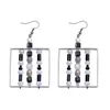 Stud Oorbellen Luxe Niche Design Holle Koperen Frame Hoop Earring Cadeau voor meisjes Vrienden 97QE