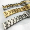 Watch Bands MERJUST 20mm 316lL Silver Gold Stainless Steel Strap For RX Submarine Role Sub-mariner Wristband Bracelet266M