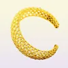 Mesh Cuff Bangle Exquisite 18k Yellow Gold Filled Solid Womens Bracelet Beautiful Wedding Party Gift Dia 60mm24631288474