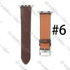 أشرطة مصممة Watchbands Band 42mm 38mm 40mm 44mm Iwatch 2 3 4 5 Bands Leather Strap Strap Strapes Stripes