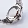 Armbanduhren Möwenbewegung Automatische mechanische Uhr Menschliches Stahlgehäuse Aluminium Leuchtender Rahmen Armband Seide 40 mm