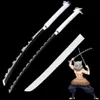 Juldekoration japansk anime demon slayer kimetsu no yaiba hashibira inosuke cosplay props-real steel fantasy swords-two s196f