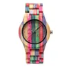 SHIFENMEI Watch Colorful Bamboo Fashionable Atmosphere Exquisite Glass Watches Natural Ecology Delicate Buckle Simple Quartz Wrist274z