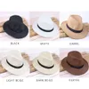 Chapeaux à bord large chapeaux Bucket Houstoor Travel Summer largeur large sunhat panama mens str hat denim c j240425