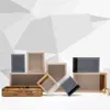 Present Wrap Hela 20st Frosted PVC Cover Kraft Paper Drawer Boxes Diy Box For Wedding Party Packaging280T