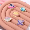 Broche de la série européenne colorée Space Star Planet unisexe pour femmes, en alliage d'univers, Badge de vêtements en émail, sac à dos, costume d'affaires Clot2771