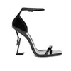 Chaussures de robe Tom High Talons Sandal Ford Padlock pointu nu pointu forme femme designer boucle cheville cuir pompes opyum sangle talon haut sandales s3r3 #