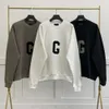 Autumn New Season 7 Main Line Trendy Instagram High Street Loose Big G Letter Round Neck Pullover FOG Sweatshirt Men's Couple