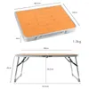 Campmöbler camping picknick fällbara bord överlevnad vandring mini bärbar aluminium legering skrivbord utomhus resor Nonslip stabil bordsplatta