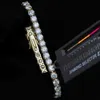Pass Diamond Tester Vvs Moissanite Iced Out Tennisarmband 3-6 mm 925 sterling zilveren blingketting