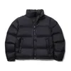 Męska czarna kurtka kurtka wyściełana kurtka pucha krutka wierzchnia startowa edycja haftowa kobiet streetwear klasyczne listy płaszcz