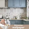 Vägg klistermärken mosaik kakel skal och stick självhäftande backsplash diy kök badrum hem klistermärke vinyl 3d tapet 231212