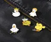 Lovely Animal Enamel Lapel Pin Custom Skate Goose Chicken Brooches Backpack Cartoon Crown Badge Jewelry Gift4184322
