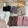 Frauen Socken Kinder Winter Nette Jk Lolita Twist Gestrickte Lange Baby Mädchen Warme Fuß Abdeckung Häkeln Boot Manschetten Strümpfe