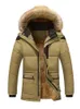 Jaquetas masculinas plus size 5xl gola de pele com capuz homens grossos jaqueta de inverno moda quente forro de lã homem e casaco à prova de vento masculino parkas 231212