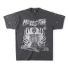 Women'S T-Shirt Summer Men Womens Hellstar T Shirt Rapper Wash Grey Heavy Craft Unisex Short Sleeve Top High Street Fashion Retro Me Dhl28