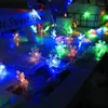Strings 10m 80leds świąteczne płatki śniegu światła LED Fairy Garland Light Waterproof String Domowe dekoracja ogrodu