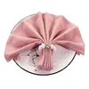 Table Napkin Pink Cloth Napkins Reusable Washable Soft Cotton Durable Dinner For Parties Christmas Thanksgiving Weddings