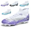 Outdoor AG TF Football Boots damskie męskie paznokcie buty piłkarskie młodzież wysoka top w pomieszczeniach