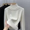 Women's Sweaters Sweater Thickened Winter Top Half Turtleneck Bottom Shirt Kasjmier Trui Vrouwen Sueter Mujer Slim Fit Women